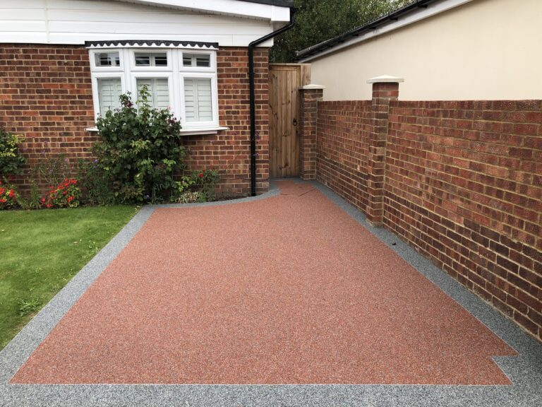 Completed driveway project