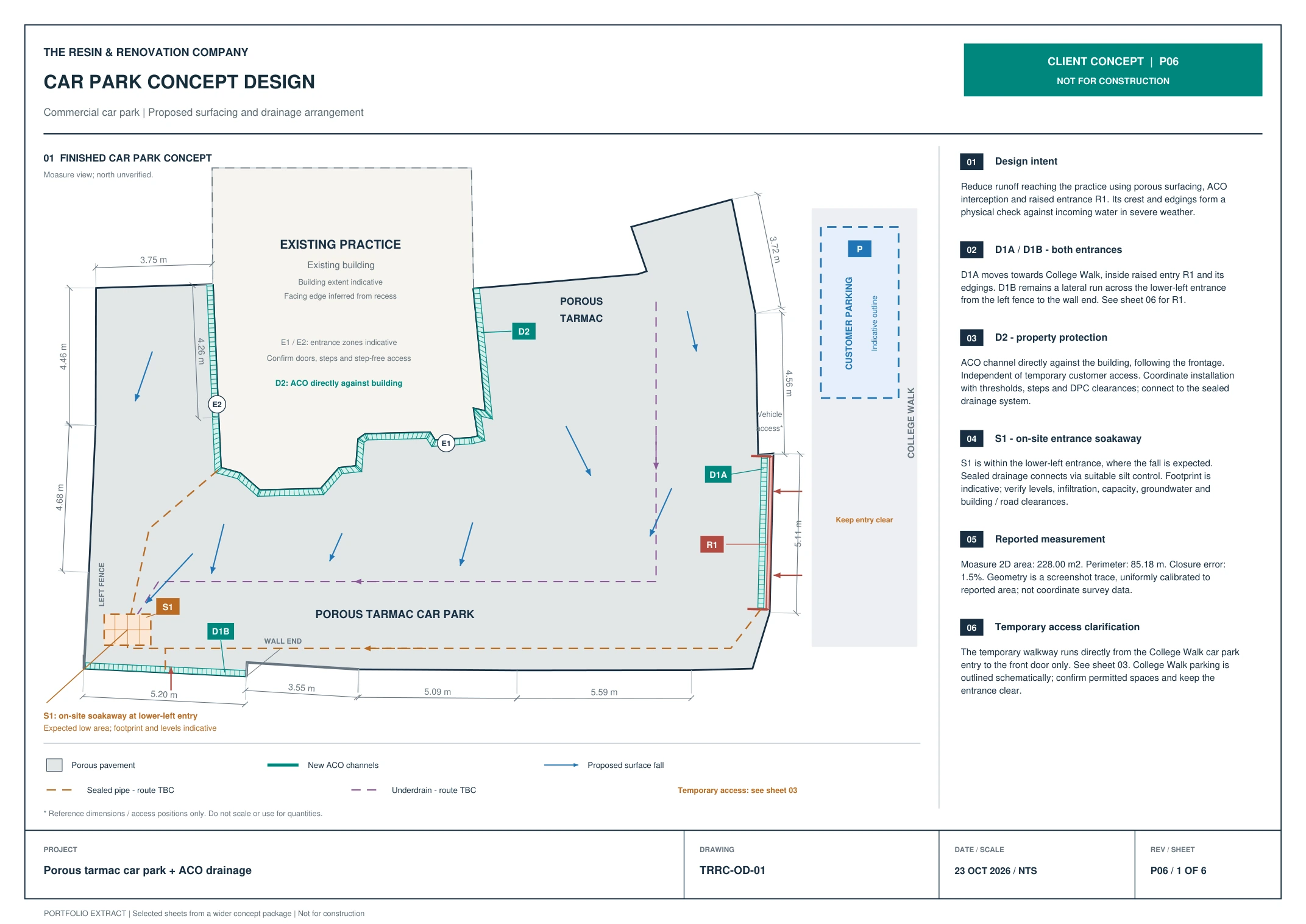 Driveways, Landscaping & Renovations | West Midlands Car park CAD concept layout